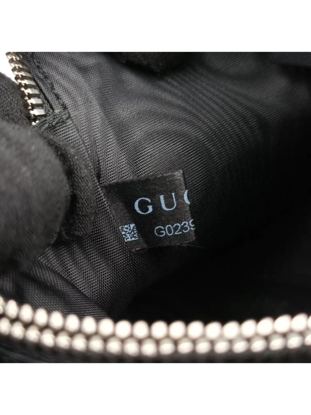 Gucci Sega Collaboration Guccy Print Black Leather Shoulder Bag
